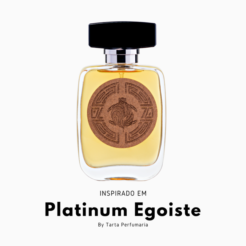 Frasco de 60ml do Perfume Contratipo By Tarta inspirado no Platinum Egoiste de Chanel.